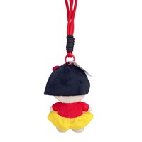 Boneka Gantungan Kunci Figur Chibi Maruko-chan Seri Kartun 4 Inci, Mainan Boneka Plush Berbobot untuk Hadiah Ulang Tahun Grosir
