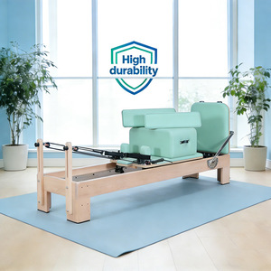 Cama de Pilates Portátil para Entrenamiento de <span class=keywords><strong>Yoga</strong></span>, Máquina de Pilates de Madera Ajustable, Venta Directa de Fábrica - Product Image 5