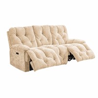 Canapé droit multifonctionnel modulaire moderne intelligent pour petits espaces, inclinable électriquement, une place, en cuir véritable, pour salon et bureau