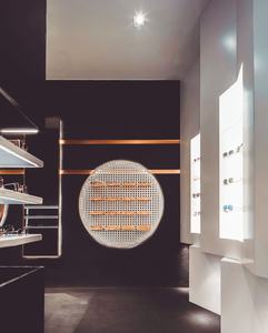 High End Glasses Display Rack Customized Steel <b>LED</b> <b>Lighting</b> for Optical Interior Decoration Design - Product Image 3