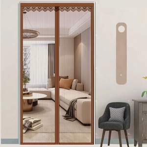 Mosquiteras Magnéticas Modernas para Puertas y Ventanas, Cortina de Malla Antimosquitos de Poliéster con Sistema Manos Libres - Product Image 1