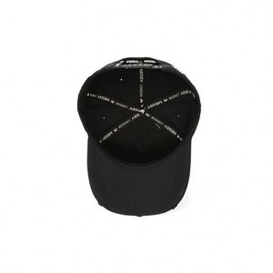 Best Selling Products 5 Panel Adult Men Structured 100 % Cotton Black Distressed 3D Embroidered Baseball <b>Hat</b> - Product Image 6