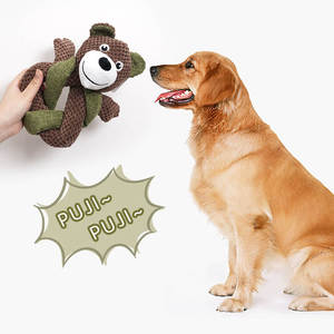 Pet Dog tương tác đồ chơi trung bình lớn chó squeak đồ chơi sang trọng bền con chó nhai đồ chơi - Product Image 6