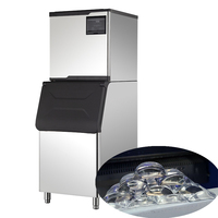 Distributeur automatique d'eau glacée de machine à glaçons de pépite commerciale et de fabrication de glace