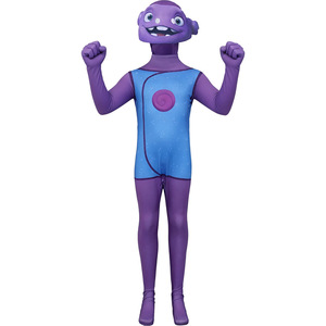 ชุดคอสตูมเด็ก Crazy Alien Little Oh สีฟ้า-ม่วง แบบเต็มตัว สำหรับเด็กอายุ 5-7 ปี สำหรับงานคอสเพลย์ ปาร์ตี้ฮาโลวีน - Product Image 2