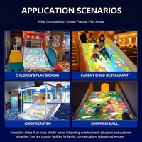 Sistema de Juego Interactivo de Proyección AR, Proyección HD, Área de Juegos Interior, Piscina de Pelotas, Equipo de Juegos Suaves para Niños
