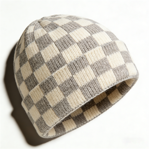 Gorros de Invierno Elásticos y Cálidos para Hombre, Gorros de Punto Tipo Waffle, Gorro Térmico - Product Image 2