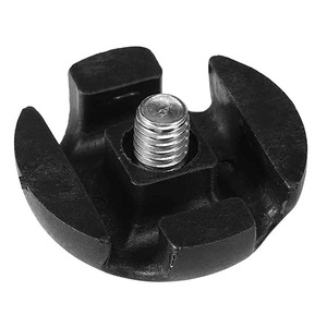 Hebilla de trinquete de aleación de zinc negra de 10 mm con tornillo para accesorios de kayak, canoa y bote a motor - Product Image 1