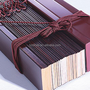 50mm tilo articulado listones para persianas venecianas de madera - Product Image 6