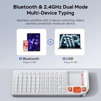 OEM ODM Mini-Tastatur mit Touchpad Kompakte Bluetooth-Funktastatur für Multigeräte-Nutzung Tragbares Design für Profis