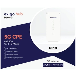 XUNISON 5G CPE Exigo Hub D50 WiFi 6 AX5400 Modem 5G 4G LTE Mesh Wi-Fi Openwrt Routeur avec emplacement pour carte SIM - Product Image 4