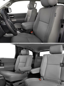 Housses de siège sur mesure pour Toyota Sequoia Platinum 2013-2021, 3 rangées, 6, 7 ou 8 sièges, ensemble complet, cuir de qualité supérieure - Product Image 2