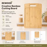 Gepersonaliseerd ecologisch bamboe snijplank, food grade, op maat gegraveerd, groothandel voor keukengerei, cadeaus en retail