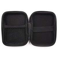 DONGYU OEM Hard Cover Warna Hitam Kotak Kabel Charger Earphone dengan Busa Organizer Kabel Travel Tas Kotak Eva