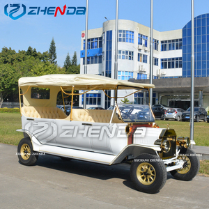 Coche Eléctrico Vintage de 6 Plazas en Oferta, Scooter Eléctrico, Coche Clásico Retro, Autobús de Recepción para Atracciones Turísticas - Product Image 5