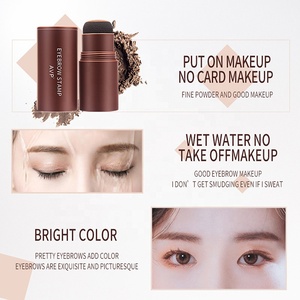 Kit de pochoirs pour sourcils, vente en gros, nouveauté, 12 pochoirs pour sourcils, kit de mise en forme, kit de pochoirs pour sourcils en une étape, <span class=keywords><strong>pochoir</strong></span> pour sourcils imperméable, sur les sourcils, la ligne des cheveux - Product Image 4