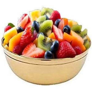 PARIJAT Handicraft Medium Size Brass Mixing Bowl <b>Egg</b> Beating Salad Serving for Kitchen <b>Decorative</b> Candy Serving Bowl - Product Image 3
