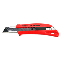 Couteau utilitaire à lame escamotable SK5, lame en acier à haute teneur en carbone de 18 mm, coupe-sicherité portable, poignée antidérapante confortable en TPE, multifonctionnel