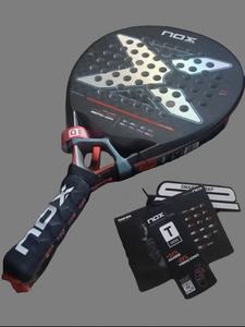 Raqueta de Tenis NOXML10 <span class=keywords><strong>Bahia</strong></span> Foil, con Logo X que Brilla en la Oscuridad, Panel de Fibra de Carbono 12K, Núcleo de Goma Negra HR3, Etiqueta Original - Product Image 6