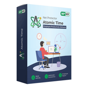Software de Gestión del Tiempo Empresarial Net Protector Atomic Time para 10 Usuarios, 1 Año, con Sincronización Automática de Relojes y Red Segura - Product Image 3