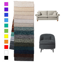 Tissus d'ameublement bouclés 100 % polyester au design luxueux, tissés et teints, pour canapés et textiles de maison
