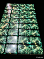 Mahjong américain en acrylique Funky Trade personnalisé, 160 pièces, tuiles de mahjong gravées professionnelles, kit de jeu durable et brillant pour offrir en cadeau