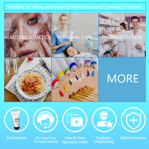 Mesin pengisi dan penyegel tabung minyak tubuh, mesin segel pengisi untuk krim tangan Gel tangan - Product Image 3