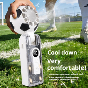 Ventilateur portable rechargeable avec crochet pour supporter de football, Coupe du Monde de football USA 2026, idéal pour l'extérieur et la table - Product Image 5