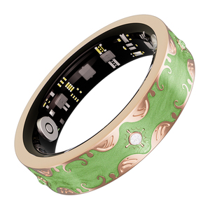 Anillo Inteligente V10 de Acero Inoxidable con Esmalte de Color, Control por Aplicación, Frecuencia Cardíaca, Oxígeno en Sangre, Monitoreo de Ejercicio y Sueño - Product Image 4