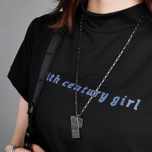 Pendentif Craft Wolf en acier inoxydable pour hommes et femmes, collier à chaîne au Design Original - Product Image 5