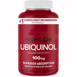Suplemento de Coenzima Q10 para la Salud, Alta Absorción, Salud del Corazón, CoQ10 Ubiquinol, Cápsulas Blandas de Coenzima Q10 - Product Image 1