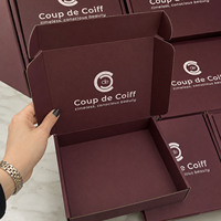 Boîte d'expédition en carton ondulé personnalisée, emballage en carton pliable pour l'emballage e-commerce