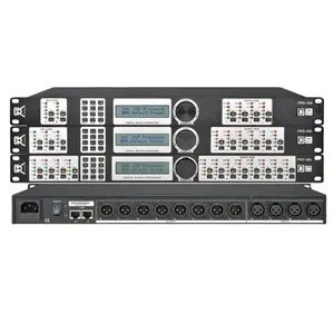 dj mixer + dj crossover + professional speaker processor