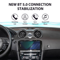 Écran ZWNAV 10,25 pouces pour Jaguar XJ 2010-2019 Android 14 Carplay Auto Autoradio Stéréo Lecteur Multimédia GPS DSP 4G WiFi 360 OEM
