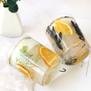 Fabrik angepasste getrocknete Blume dekorative Kerzen Gel Duft kerzen Transparentes Glas Glas Duft geschenke Kristall Hochzeiten - Product Image 4