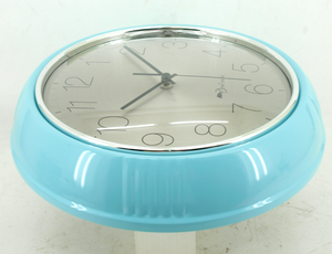 Red Classical Analog Style Retro Round Convex Glass Plastic Quartz Kitchen Custom Wall <b>Clocks</b> Antique Wholesale - Product Image 6