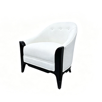 Fauteuil en cuir de luxe moderne, style américain, fauteuil individuel, design pour salon, fauteuil de détente, meubles