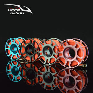 Bobine de plongée KEEP DIVING 15m / 30m en aluminium aéronautique avec guide de ligne SMB pour plongeur FXL-950 - Product Image 3