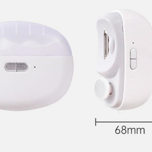 Safety Trimmer <b>File</b> Cutter Baby Automatic Polishing Scissors Electric 2-In-1 Nail Clipper Clippers Baby Safety Nail Clippers - Product Image 2