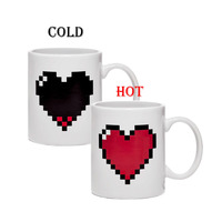 Tasse en porcelaine créative, Mug fantaisie, Tasse magique à changement de couleur selon la température (motif hibou), Fabrication de tasses personnalisables avec logo, Vente en gros