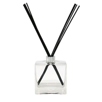 Bouteille en verre à bouchon à vis 200 ml Durable Infusion arabe Or Mat Écran imprimé Carte Holographique Diffuseur de voiture Cristal