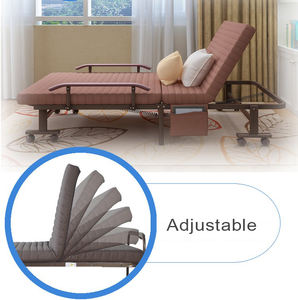 <span class=keywords><strong>Lit</strong></span> <span class=keywords><strong>double</strong></span> pliant <span class=keywords><strong>en</strong></span> métal de style moderne, gain de place, mobilier de chambre réglable avec fonction extensible - Product Image 2