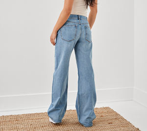 नए आगमन में कम वृद्धि स्केटर बैगी आकस्मिक कपास ढीले फिट प्रेमी जींस - Product Image 5