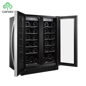 Candor: <span class=keywords><strong>36</strong></span> <span class=keywords><strong>bouteilles</strong></span> compresseur Double portes <span class=keywords><strong>cave</strong></span> à <span class=keywords><strong>vin</strong></span>/réfrigérateurs JC-116A2EQ - Product Image 2