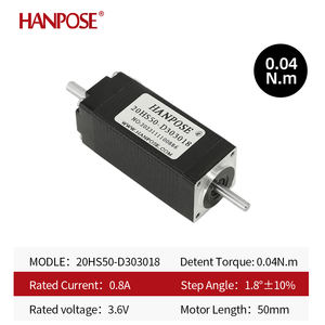 Hanpose Nema8 Dual-axis stappenmotor 20HS24/34/40/50-SZ 0.8A 0.04N.<span class=keywords><strong>m</strong></span> Lineaire motoren Extern voor schoonheid apparatuur Mini motor - Product Image 1