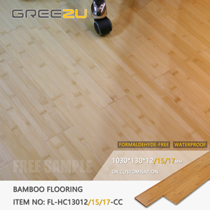 Suelo de Bambú Laminado, Parqué de Bambú Rayado, Diseño Moderno, para Revestimiento de Suelos de Apartamentos - Product Image 2