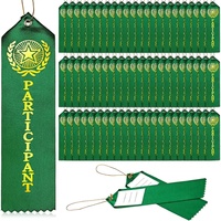 Polyester Ster Laurel Award linten voor evenementenkaarten, 1e plaats prijzen, sport, dans, autoraces, competities