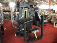 Máquina de gimnasio comercial para curl de bíceps sentado y extensión de tríceps con selección de carga por pin, para bíceps/tríceps, de uso profesional