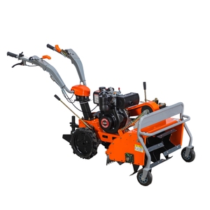 Cultivateur <span class=keywords><strong>de</strong></span> jardin diesel 3,5 kW avec lame <span class=keywords><strong>de</strong></span> 60 cm <span class=keywords><strong>de</strong></span> largeur, haute productivité, démarrage électrique et lanceur manuel pour le désherbage et le bêchage - Product Image 4