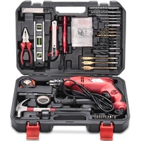 KAFUWELL-P13040A Juego de Herramientas para el Hogar de 49 Piezas, Kit de Reparación para el Hogar, Kit de Bricolaje, Caja de Herramientas, Garantía OEM de 1 Año, Gran Venta